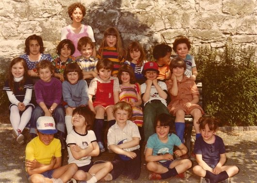 Ecole enfantine 2ème année 1978 - Escaliers-du-Marché