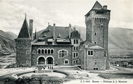 Résultat de recherche d'images pour "chateau de mercier sierre"