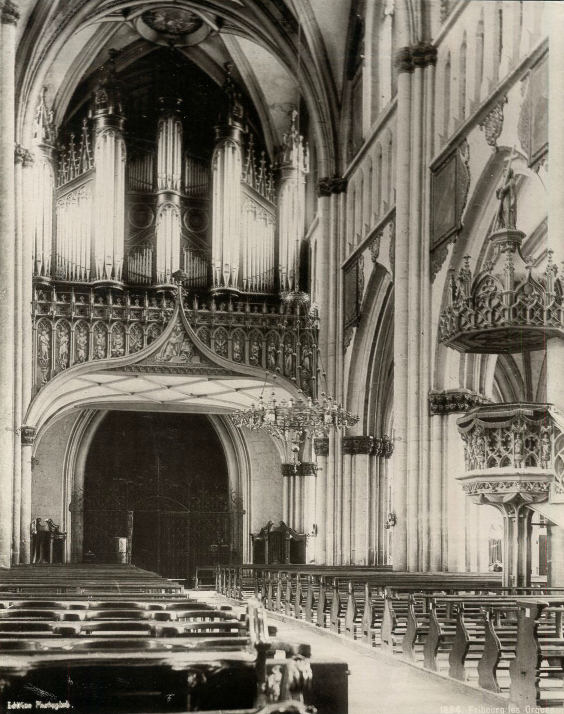Fribourg Cathedrale de SaintNicolas orgue Notre Histoire